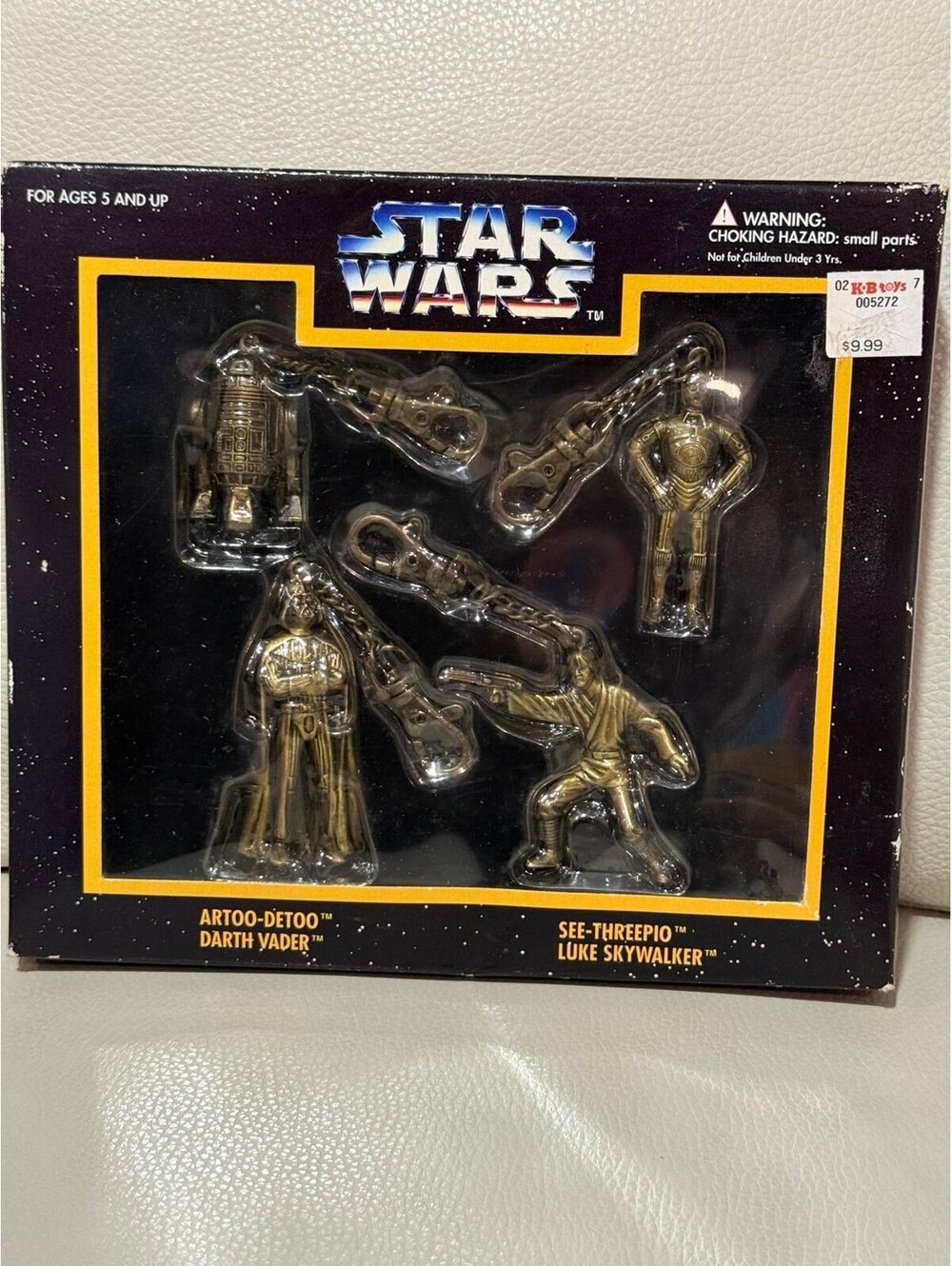 Star Wars Die Cast Metal Key Chains Box set of 4 bundle